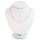 Collier Quartz rose 45 cm