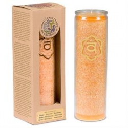 Bougie 2ème chakra orange 100h