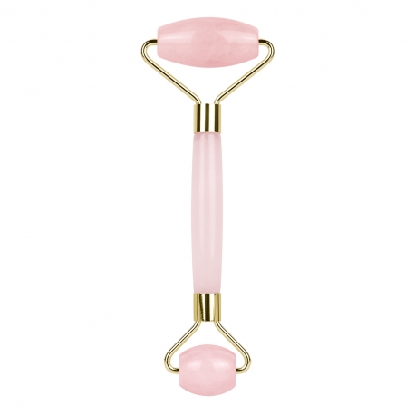 Rouleau de massage facial Quartz Rose