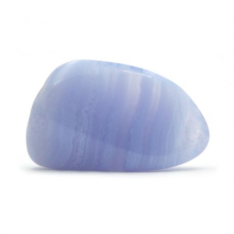 Polierter blauer Chalcedon