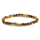 Armband Tiger Eye 4mm kleine Steine