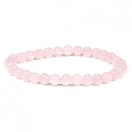 Bracelet Quartz Rose 6mm