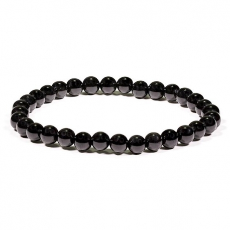 Bracelet tourmaline noire 6mm