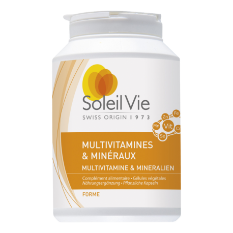 Multivitamine &amp; Mineralien - 120 Kapseln - Soleil Vie