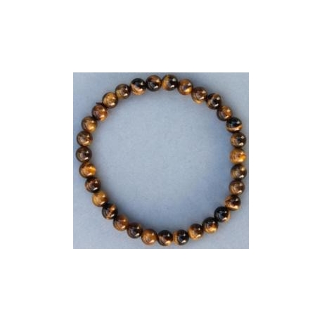 Bracelet Oeil de Tigre 6mm petites pierres