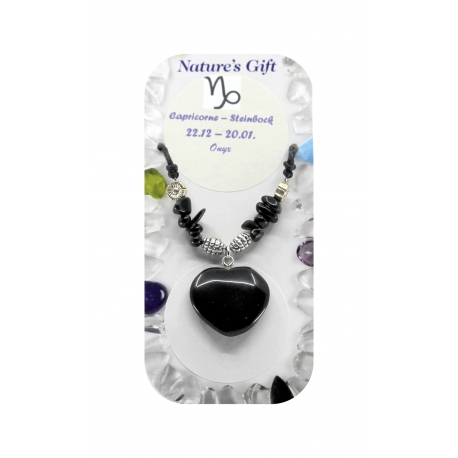 Collier Capricorne Onyx