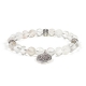 Bracelet Mala cristal de roche - Lotus