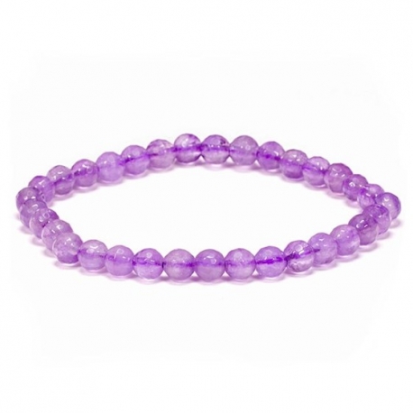 Amethyst-Armband mit Facettenschliff 4 mm