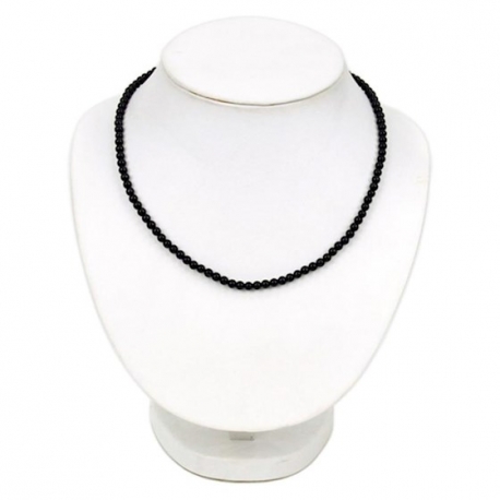 Collier en Tourmaline noire - 4mm