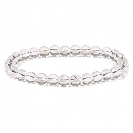 Bracelet Cristal de Roche - 6mm