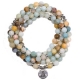 Mala amazonite collier - Bouddha