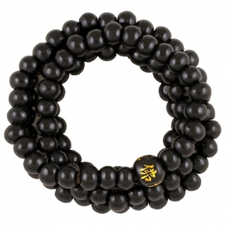 Collier/Bracelet Mala bois noir