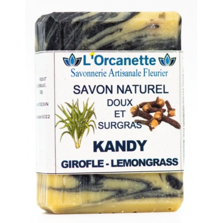 Savon Naturel Doux et Surgras - Kandy 120g