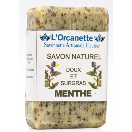 Savon Naturel Doux et Surgras - Menthe 120g