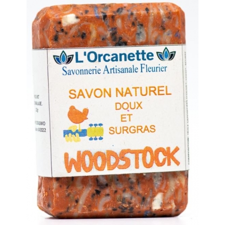 Savon Naturel Doux et Surgras - Woodstock 120g