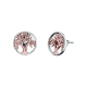 Boucles d'Oreilles - Argent Lotus Rose
