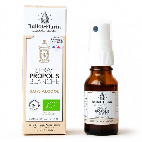 Spray à la Propolis Blanche (sans alcool) - 01