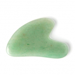 Gua Sha-Massagestein - Grüner Aventurin