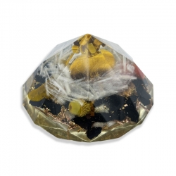 Orgonite du Valais Gros Diamant Oeil de Tigre