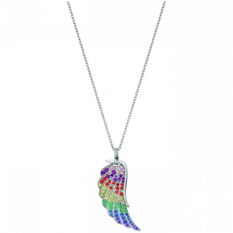 Collier Aile coloré - Argent