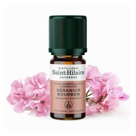 Huile essentielle - Géranium Bourbon bio