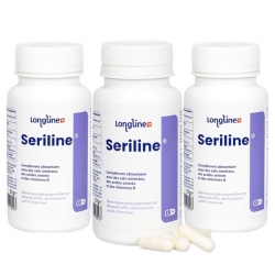 Seriline - Anti-stress - Tryptophane, Magnésium bisglycinate , Chrome, Vitamine B - Pack de 3 mois (-10%)